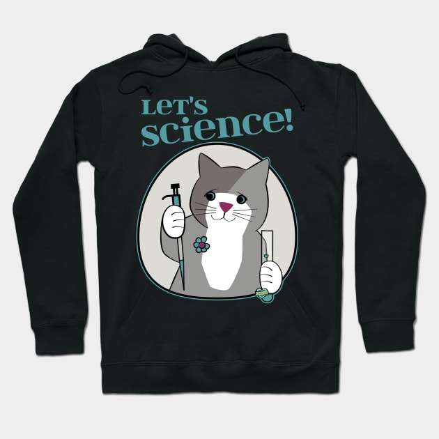 Let's Science Cat Hoodie by Sue Cervenka